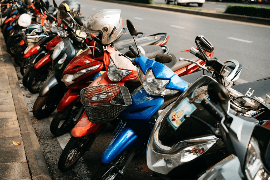 Motorbike Parking in Southeast Asia