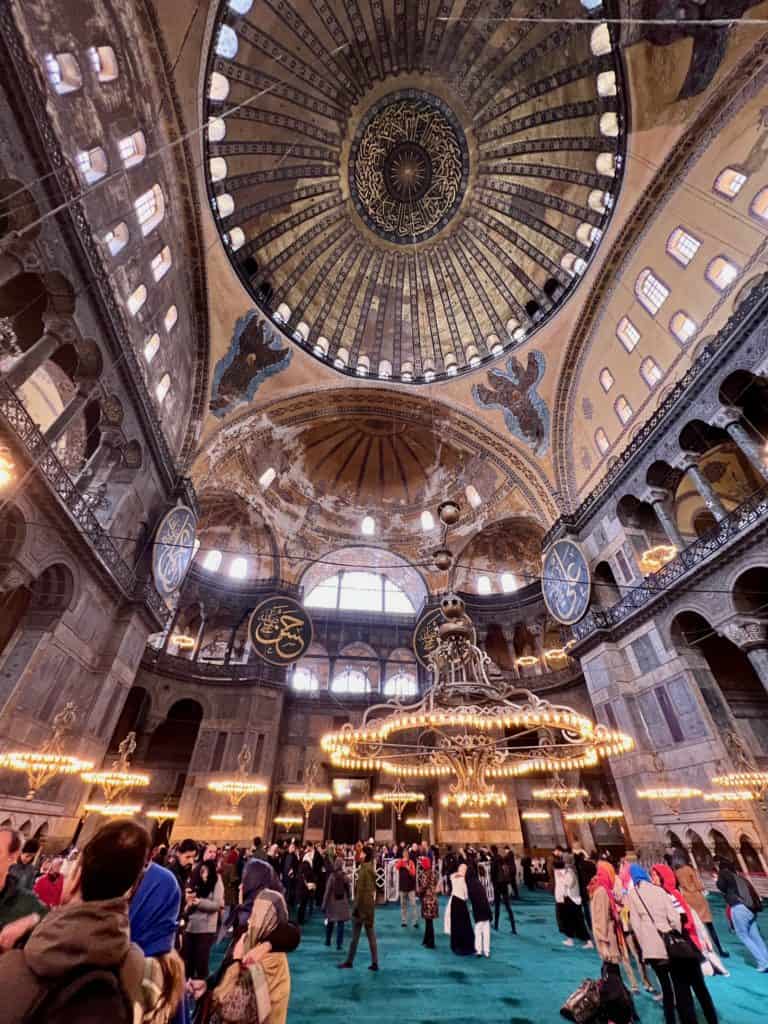 Inside Hagia Sophia