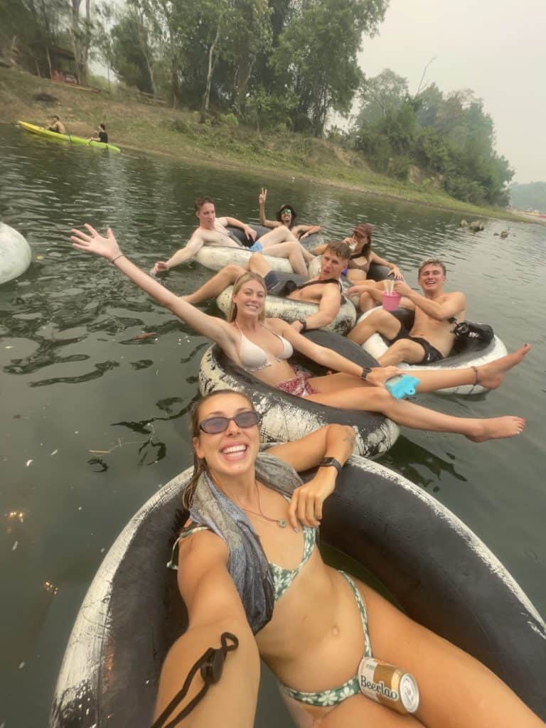 Tubing in Vang Vieng